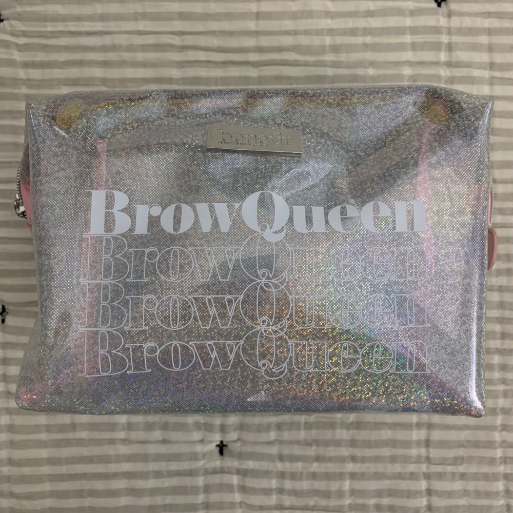 Benefit Brow Queen Makeup Bag NWT